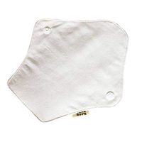 Healifty 2pcs Washable Reusable Sanitary Towel Cotton Period Pads Menstrual Napkins Cotton Panty Liners