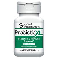Probiotic XL 12.5 Billion CFU, 30 Delayed Release Capsules, Once Daily Prebiotic for Digestive & Immune Support - Gluten Free