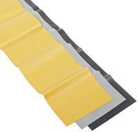 Cando 10-5284 3 Piece Low Powder Challenging Exercise Band PEP Pack