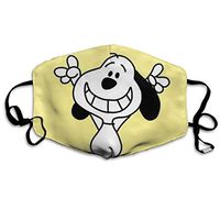 SSUJ7 Snoopy Yellow Men Women Adjustable Earloop Mouth Guard Anti-Dust Washable Reusable Mouth Guard for Kids Teens Adults Anti Pollution,Anti-smog