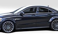 Extreme Dimensions Duraflex Replacement for 2014-2015 Mercedes CLA Class Black Series Look Wide Body Side Skirt Rocker Panels -2 Piece