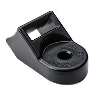 HellermannTyton HDM190HIRC2 Standard Torque Mount, Mounting Hole .1875", Max Torque 115.0 lbs, PA66HIRHSUV, Black, 100/pkg
