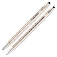 Top 10 Jewelry Gift Century 14k Gold Filled Soft Rose Color Ball-point Pen and 0.7mm Pencil