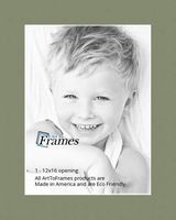 12x16 Palm / Basil Custom Mat for Picture Frame with 8x12 opening size (Mat Only, Frame NOT Included)