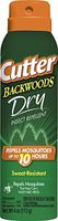 Cutter Backwoods Dry 25-Percent DEET Aerosol Spray, 4-Ounce (3 Pack) by Cutter