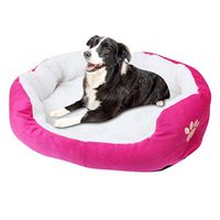 Efaster Small Pet Bed, Dog Kennel Puppy Mat Dog Blanket Mat, Cat Winter Warm Sleeping Bag, Soft Winter Warm Comfortable Small Animal Beds, Washable Anti-Static Breathable (Hot Pink)