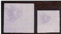 600 (12 Pks of 50) 2 Ply 10" X 10" Beverage Cocktail Napkins Silver Wedding Bells