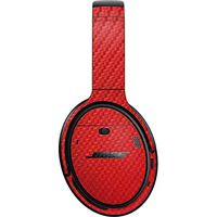 Skinit Decal Audio Skin for Bose QuietComfort 35 II Headphones - Originally Designed Red Carbon Fiber Design