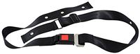 Secure SBNA-1 Quick Release Wheelchair Seat Belt Safety Harness, Black - Adjustable 42"-62"