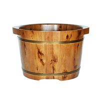 Foot Tub,Foot Bath Barrel,Household Foot Bath Barrel,Tub,Cedar Wooden Barrel,for Foot Massage Spa,Relieve Muscle Pain and Fatigue