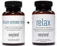 Weyland Brain Nutrition: Lithium Orotate 10mg + Relax (90 Count)