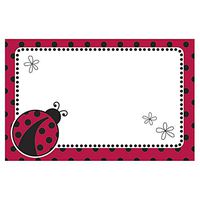 Lady Bug Polka Dot Enclosure Cards/Gift Tags - 100 Pack
