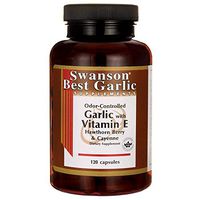 Swanson Garlic with Vitamin E Hawthorn Berry & Cayenne 120 Capsules