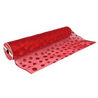 Celebrate It Sheer Red Glitter Dot Extra Wide Ribbon 19in. x 4yd.