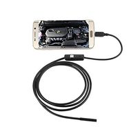 UEETEK 3.5M Android Endoscope 7mm 6-LED IP67 Waterproof Endoscope Inspection Camera for Android Phones (Black)