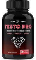 Premium Testosterone Booster for Men - Powerful Stamina, Strength, Energy & Endurance Supplement - Supports Healthy Test Training & Natural T Levels - 90 Vegan Capsules
