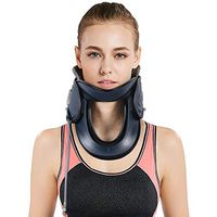 Neck Traction Cervical Device - Neck & Shoulder Pain Relief - Stretcher Collar for Travel/Home Improved Spine Alignment