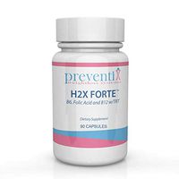 H2X Forte (90 Count) with Vitamin B6, Vitamin B12 and Folic Acid_Gentle Water Retention Relief