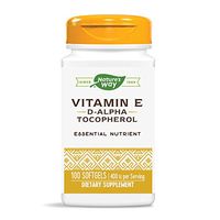 Nature's Way Vitamin E-400, 400 IU per serving, 100 Softgels