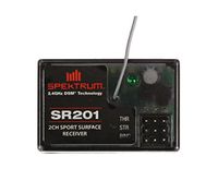 Horizon Hobby Spektrum SR201 SR201 2-Ch DSM Sport Surface Rx - Coated