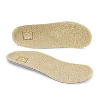 Plantar Fasciitis Sheepskin Insoles Wool Orthotic Inserts with Arch Support