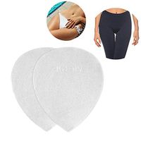 Lesgos Camel Toe Pad, Reusable Traceless Invisible Adhesive Silicone Anti Camel Toe Cover Foam Pads for Women Leggings, Swimwear, Activewear, 2 Pack, M