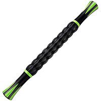 Muscle Roller Stick for Athletes and Runners- Muscle Roller Massage Stick for Relief Muscle Cramping and Tightness,Physical Therapy &Legs Back Recovery (Black)