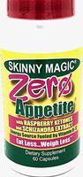Zero Appetite® Weight Loss Pills - Appetite Control - Weight Loss - Increased Energy - 60 Capsules