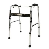 RYYAIYL Rollator Elderly Walker Disabled Four-Legged Cane Aluminum Folding