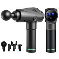 Handheld Personal Muscle Massage Gun, Mosafe Deep Tissue Massager, Powerful Cordless Electronic Percussion Massage Machine, Portable Massage Device with 4 Massage Heads