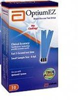 Optium EZ Glucose Monitoring Test Strips ( STRIP, TEST, OPTIUMEZ, 100S ) 100 Each / box