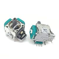 2pcs 3D Analog Joystick Axis Sensor Module Potentiometer for PS4 Playstation 4 / Xbox one Controller (Green with Gray)