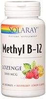 Solaray Methyl B 12 5000 Mcg, Lemon, 60 Count