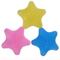 Lana Jelly Grip Ball, Wrist Ball Hand Stretch Vent Massage Ball Rehabilitation Training Mouse Hand Five-Pointed Star Massage Exercise Wrist Grip (Color : Yellow)