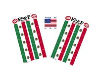 Made in The USA! 2 Packs of Flag-It Mexico Flag Stickers, 100 Mexican Sticker Decals