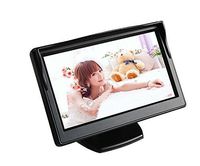 BONDWL 5" High Resolution HD 800*480 Car Rearview TFT LCD Monitor Screen Car Vehicle Backup Monitor with 2ch Video for Car Rearview Backup Cameras/Car DVD/VCD/GPS/other Video Equipment