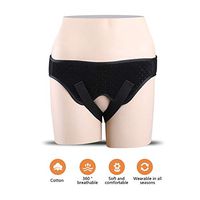 FBXNSRN Groin Inguinal Hernia Support Hernia Belt Truss for Men, Adjustable Pain Relief Recovery Strap Comfortable Material (Size : L)