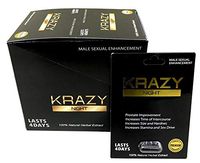 Krazy Night Black 24Pills in The Box Best Male Enhancing Natural Performance Capsules Most Effective Natural Amplifier for Performance, Energy, and Endurance (Black 24 Pills)