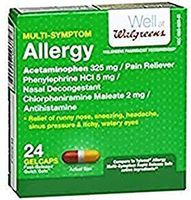 Walgreens Allergy Multi-Symptom Fast Release Quick Gels, 24 ea