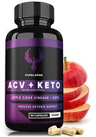 (90 Capsules) Apple Cider Vinegar + Keto Diet Pills w/BHB Salts MCT Oil - Exogenous Ketones - Detox Cleanse Weight Loss Fat Burner ACV Pills for Women Men, Appetite Suppressant, Keto Burn Supplement