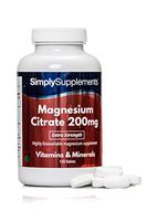 Magnesium Citrate Tablets 200mg (120 Tabs)