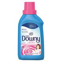 Downy 20930 Liquid Fabric Softener, Concentrated, April Fresh, 19 oz Bottle, 6/Carton