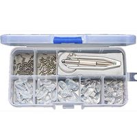 25 Pairs Transparent Silicone Eyeglasses Nose Pads - Super Soft Air Cushion Nose Pads with Screws and Screwdriver #C