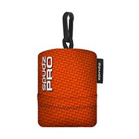 SPUDZ Pro | 10" x 10" Microfiber Cloth Screen & Lens Cleaner w/ 2 oz. Cleaning Spray Bottle | Blaze Orange | Anti-Static