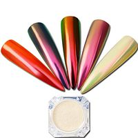 Nail Art,Putars Sexy Chrome Powder Nail Art Chrome Pigment Powder Dust Fairy Dust Manicure Nail Glitter Decoration