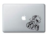 Chibi Naruto Eating Ramen Printed Clear Vinyl Decal Sticker Compatible with Apple MacBook Pro Air 11" 12" 13" 15" All Years Laptop Trackpad Keyboard (15" Macbook (All Models))