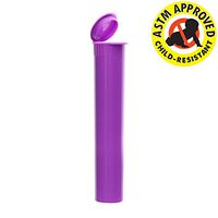 Opaque Purple Child Resistant Joint Tube 98mm - 1,000 Count - MJ-DTCRP