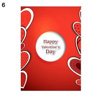 bromrefulgenc Holiday Hanging Sign,Fashion Valentine's Day Garden Flag Festival Love Heart Flower Letter Banner - 6#