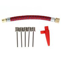 Needle Valve Connector Pump Adaptor Set Kit for Football Bicycle,7 Pcs
