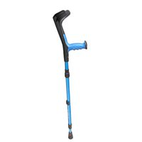 SGKJJ Crutches Folding Walking Sticks Under Arms Shock Absorbing Elbows Safety Retractable Anti-Skid Walking Sticks -974Crutches